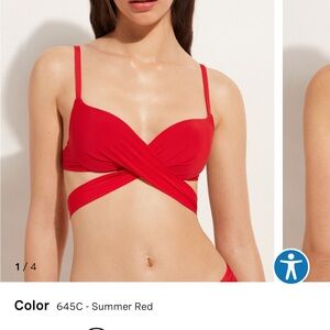 Calzedonia Soft Graduated Padded Push-up Swimsuit Top and Side Tie Bottoms